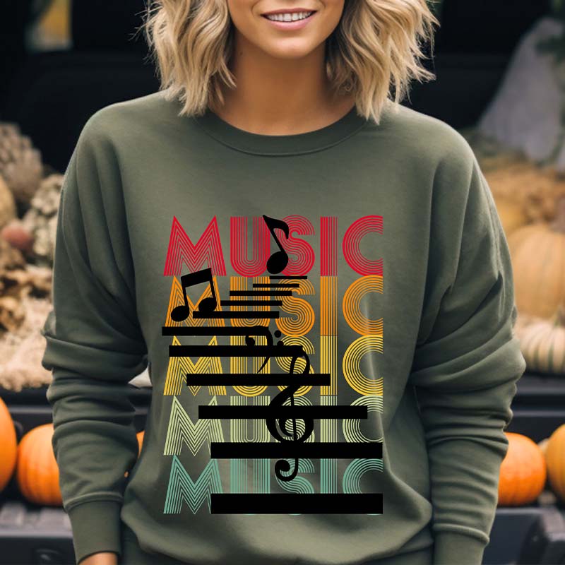  Music Lovers & Music Gift Sweatshirt