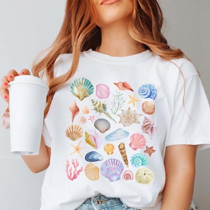 Beach Lover Cute Summer T -Shirt-carlalin