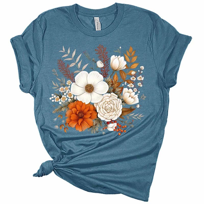 Botanical Summer Plant Lover Gift T-Shirt-carlalin