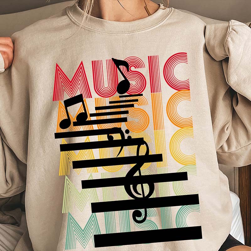  Music Lovers & Music Gift Sweatshirt
