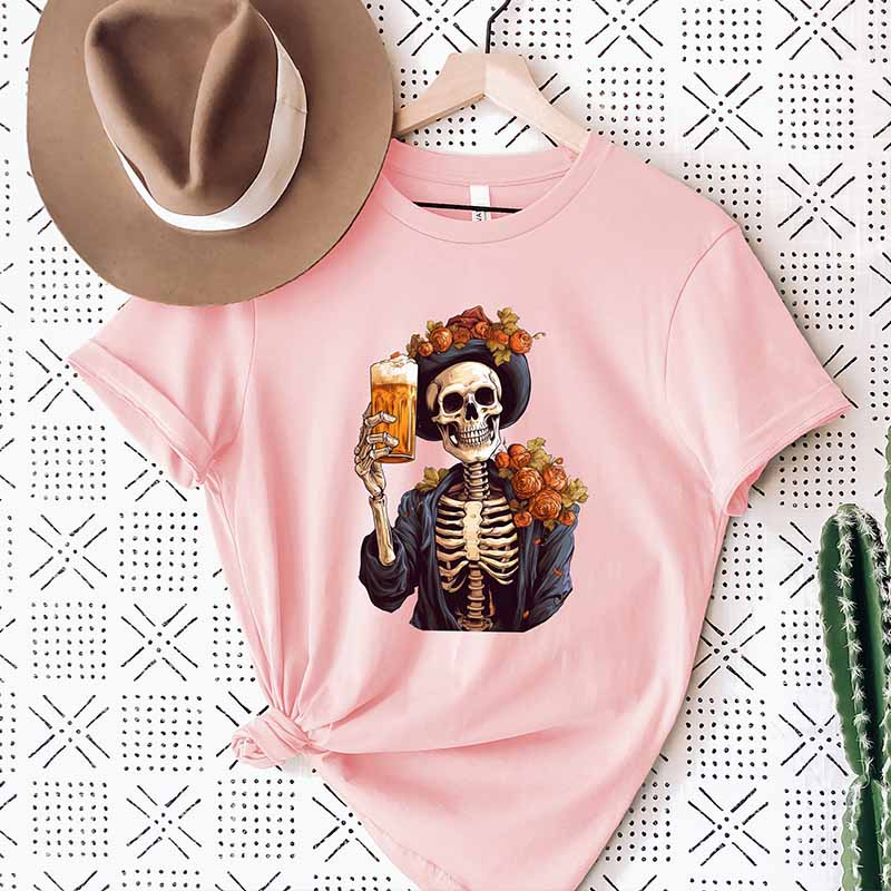 Oktoberfest Skeleton  Beer T-Shirt