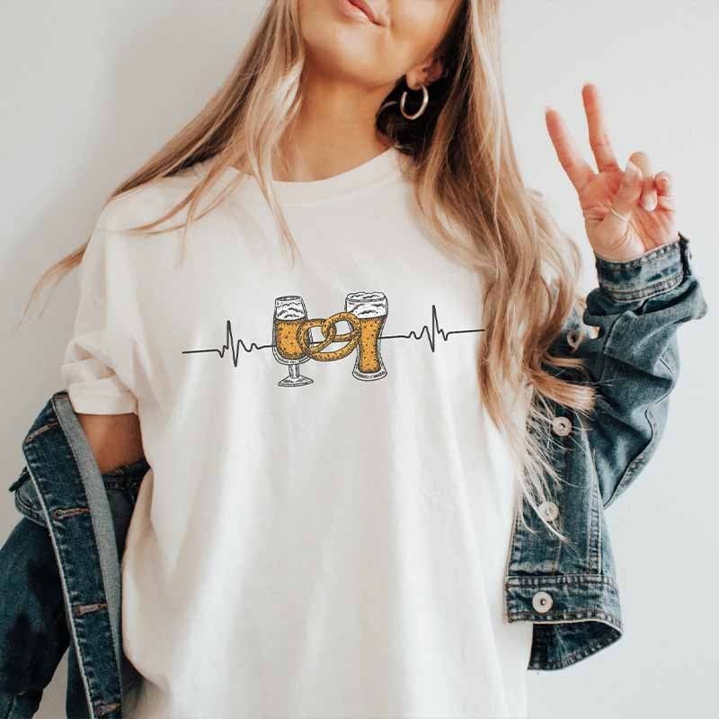 Oktoberfest  Beer Drinking T-Shirt-carlalin