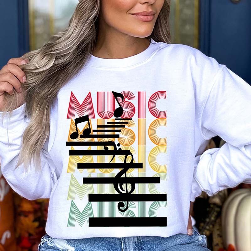  Music Lovers & Music Gift Sweatshirt