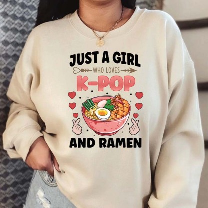 Music Of K-pop Sweatshirt