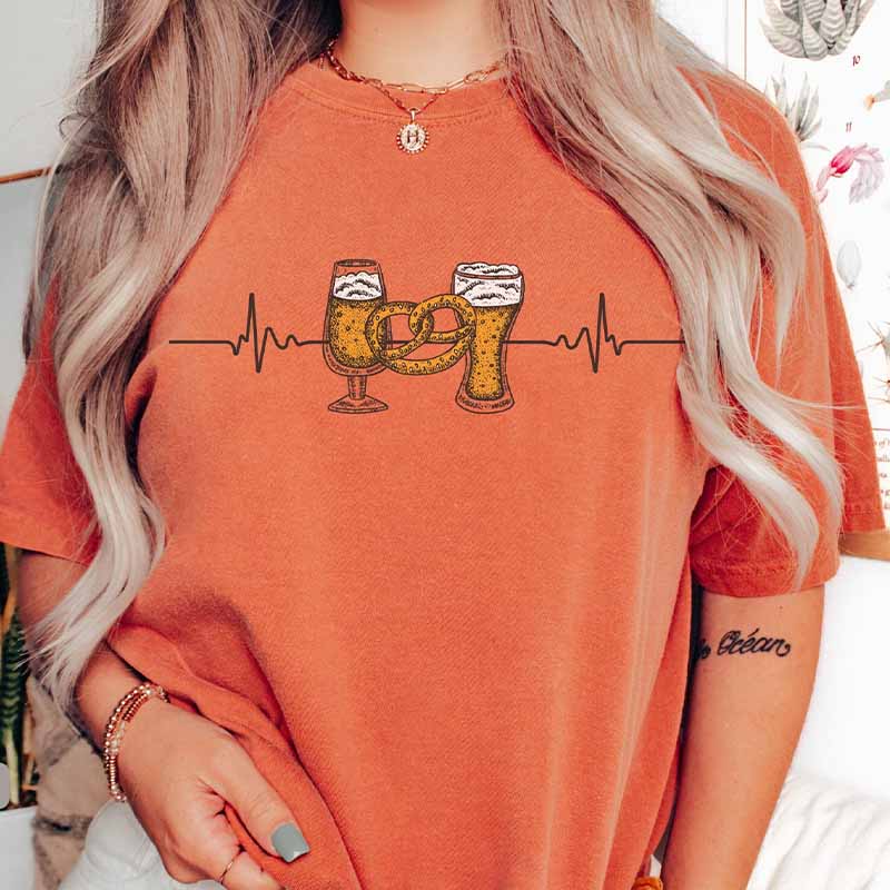 Oktoberfest  Beer Drinking T-Shirt-carlalin