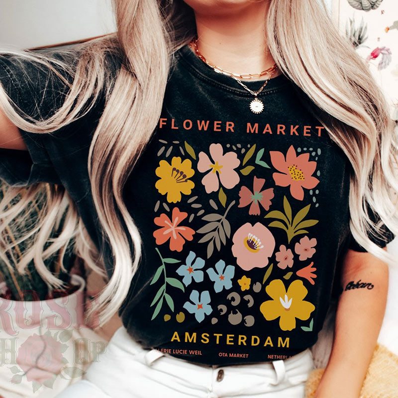 Wildflower Best Friend Gift T-Shirt-carlalin