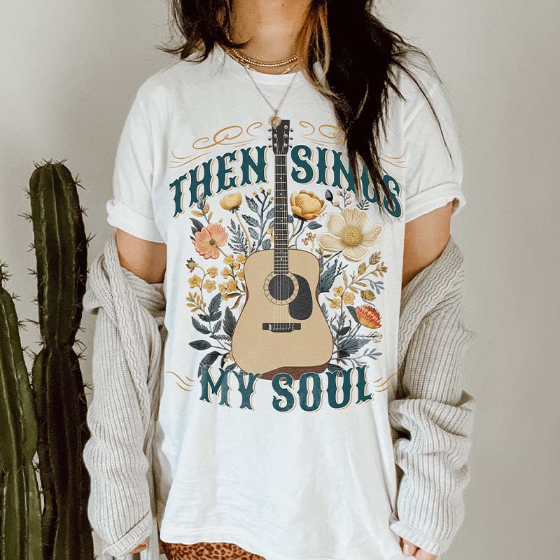 Religous Gift Then Sings My Soul T-Shirt-carlalin