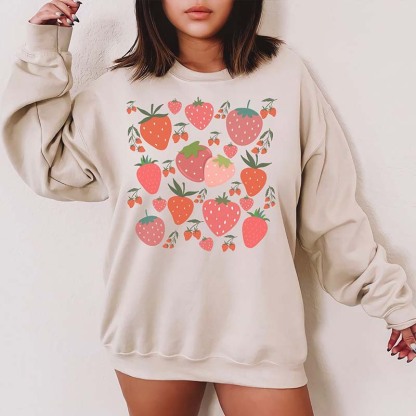 Strawberry Farmers Market Sweatshirt-carlalin