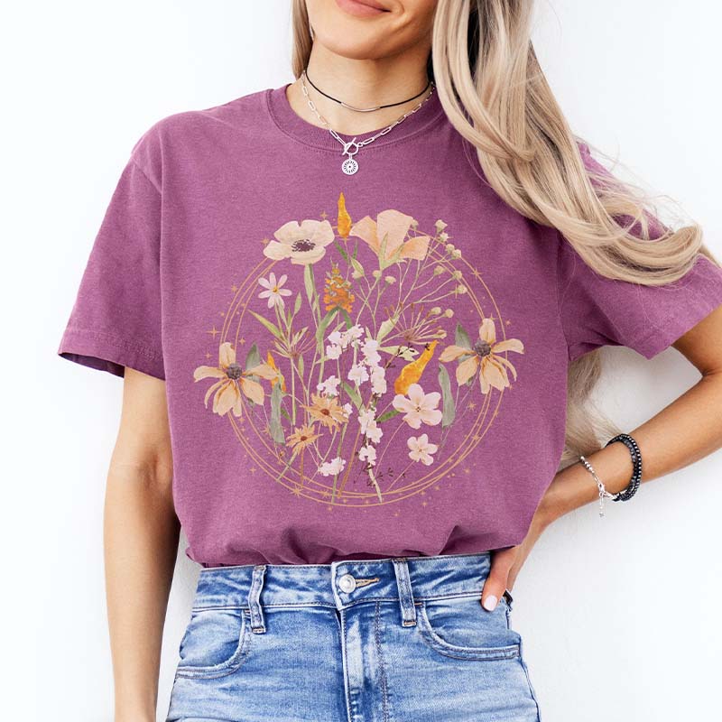 Wildflowers Comfort Colors Gift T-Shirt-carlalin