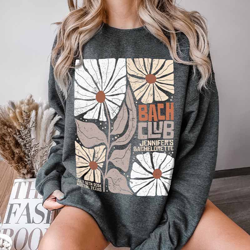 Bach Club Floral Bridal Party Sweatshirt-carlalin