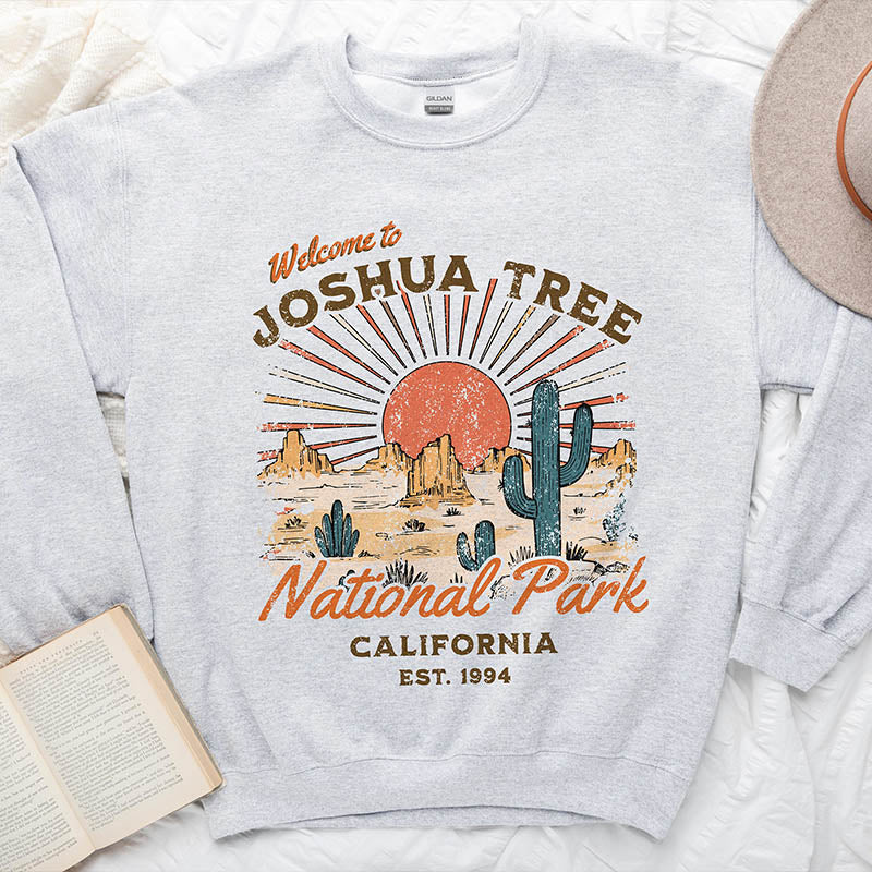 Joshua  National Park Hiking Sweatshirt-carlalin