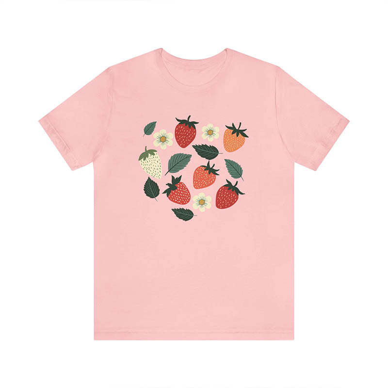 Strawberry Fruit Aesthetic T-Shirt-carlalin