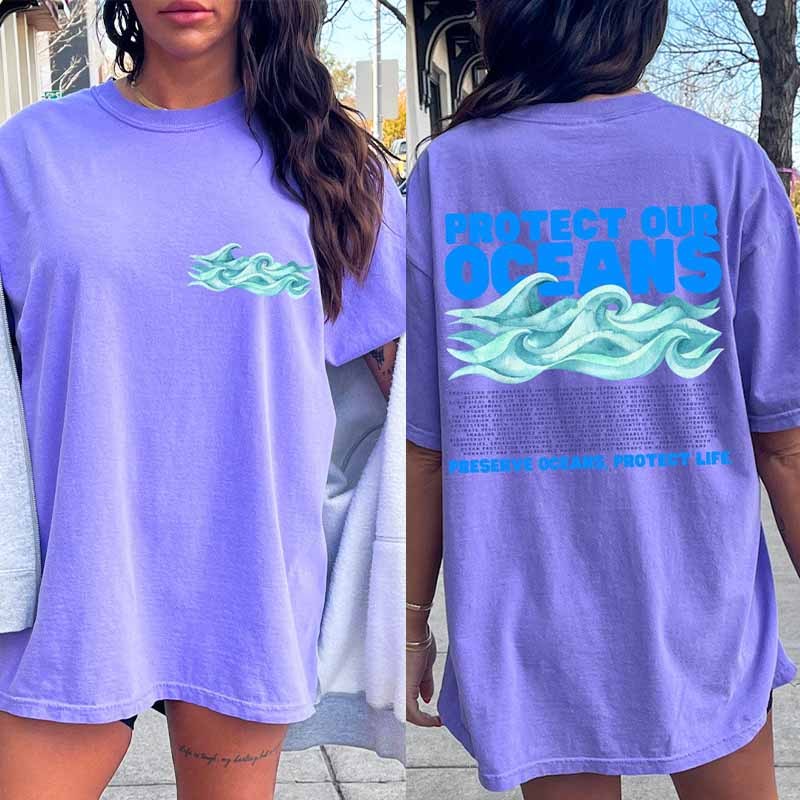 Protect Our Ocean  Beautiful T-Shirt-carlalin