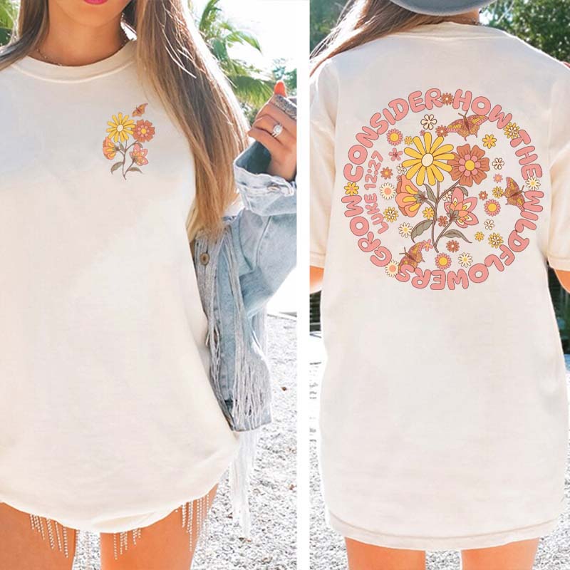 Boho Bible Verse Faith Based Trendy T-Shirt-carlalin