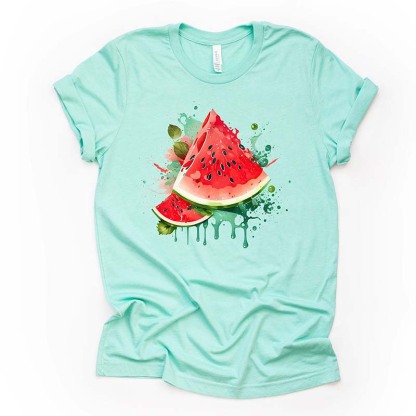 Summer Watermelon Slices T-Shirt-carlalin