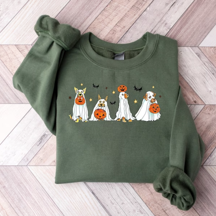 Halloween Dog Sweatshirt-carlalin