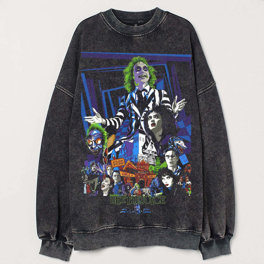 Beetlejuice halloween Sweatshirt-carlalin