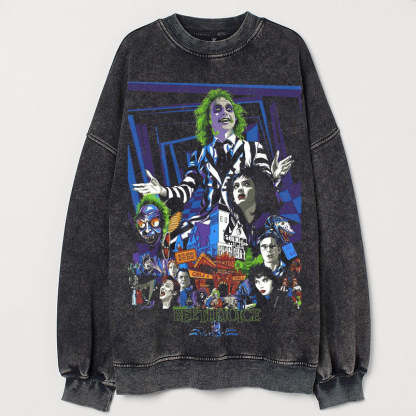 Beetlejuice halloween Sweatshirt-carlalin