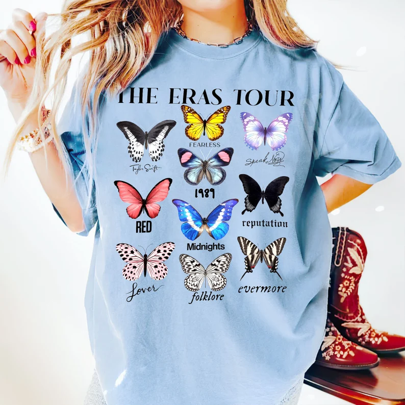 Butterfly Vintage T-Shirt-carlalin