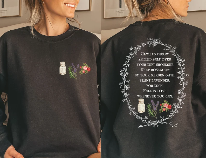 Salt Rosemary Lavender Rose Sweater-carlalin