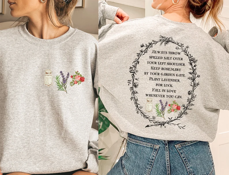 Salt Rosemary Lavender Rose Sweater-carlalin