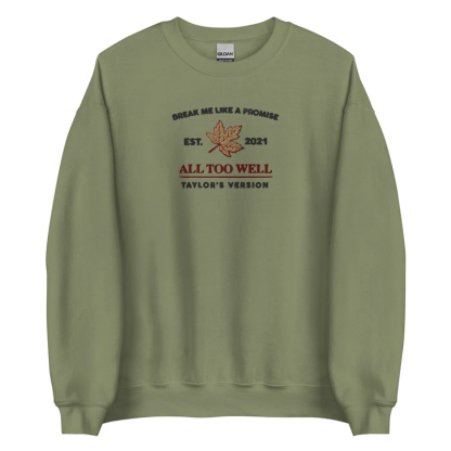 All Too Well Embroidered Sweatshirt-carlalin