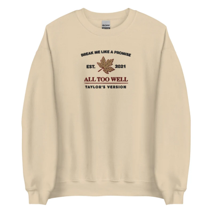 All Too Well Embroidered Sweatshirt-carlalin