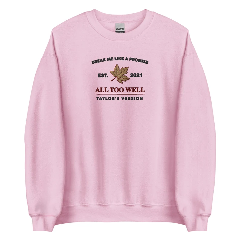 All Too Well Embroidered Sweatshirt-carlalin