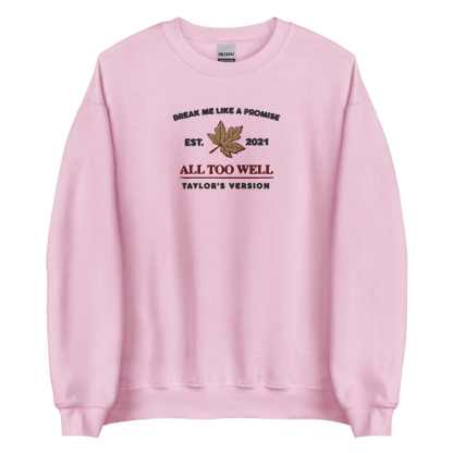 All Too Well Embroidered Sweatshirt-carlalin