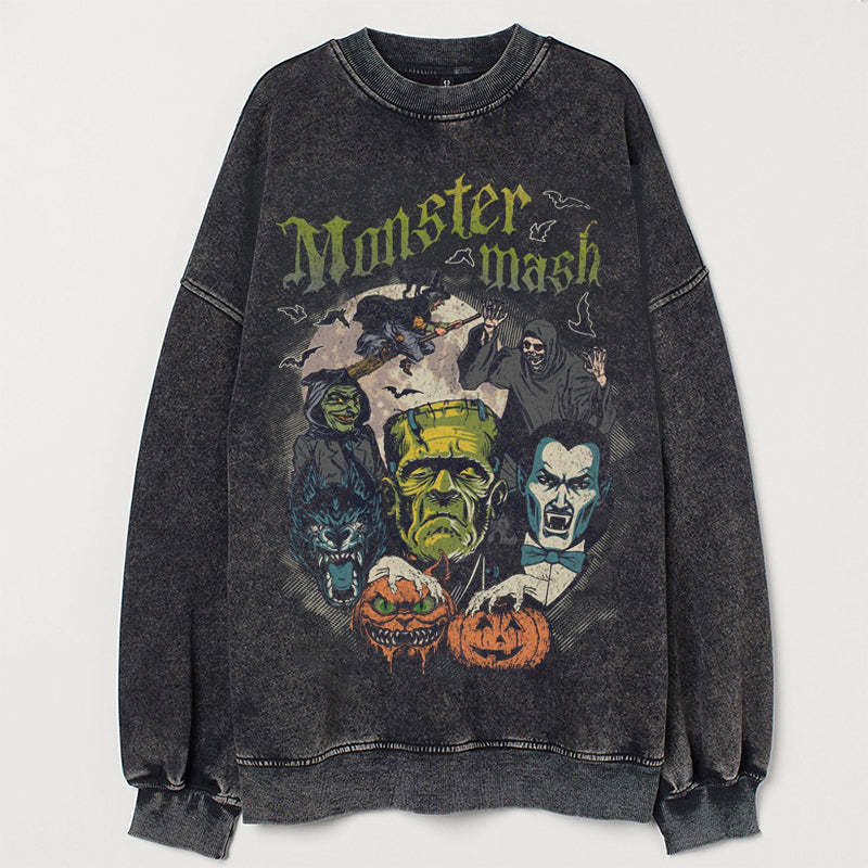 Retro Halloween Comfort Colors Sweatshirt-carlalin