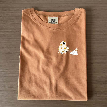 Comfort Colors Сute Ghost Dog T-Shirt-carlalin