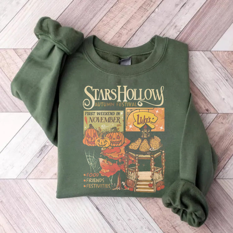 Stars Hollows Sweatshirt-carlalin