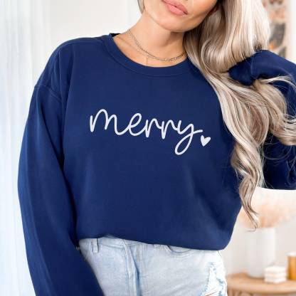 Comfort Colors Merry Christmas Sweatshirt