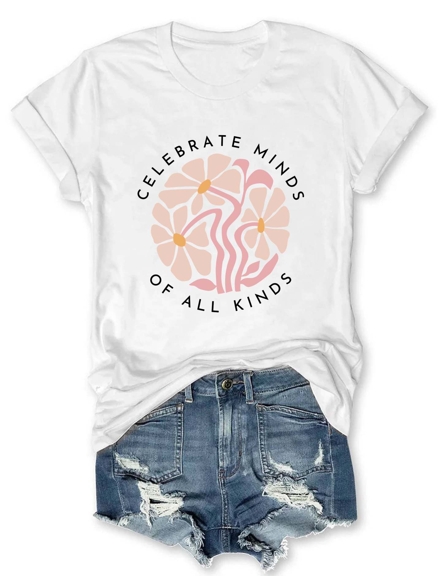 Celebrate Minds of All Kinds T-shirt-carlalin
