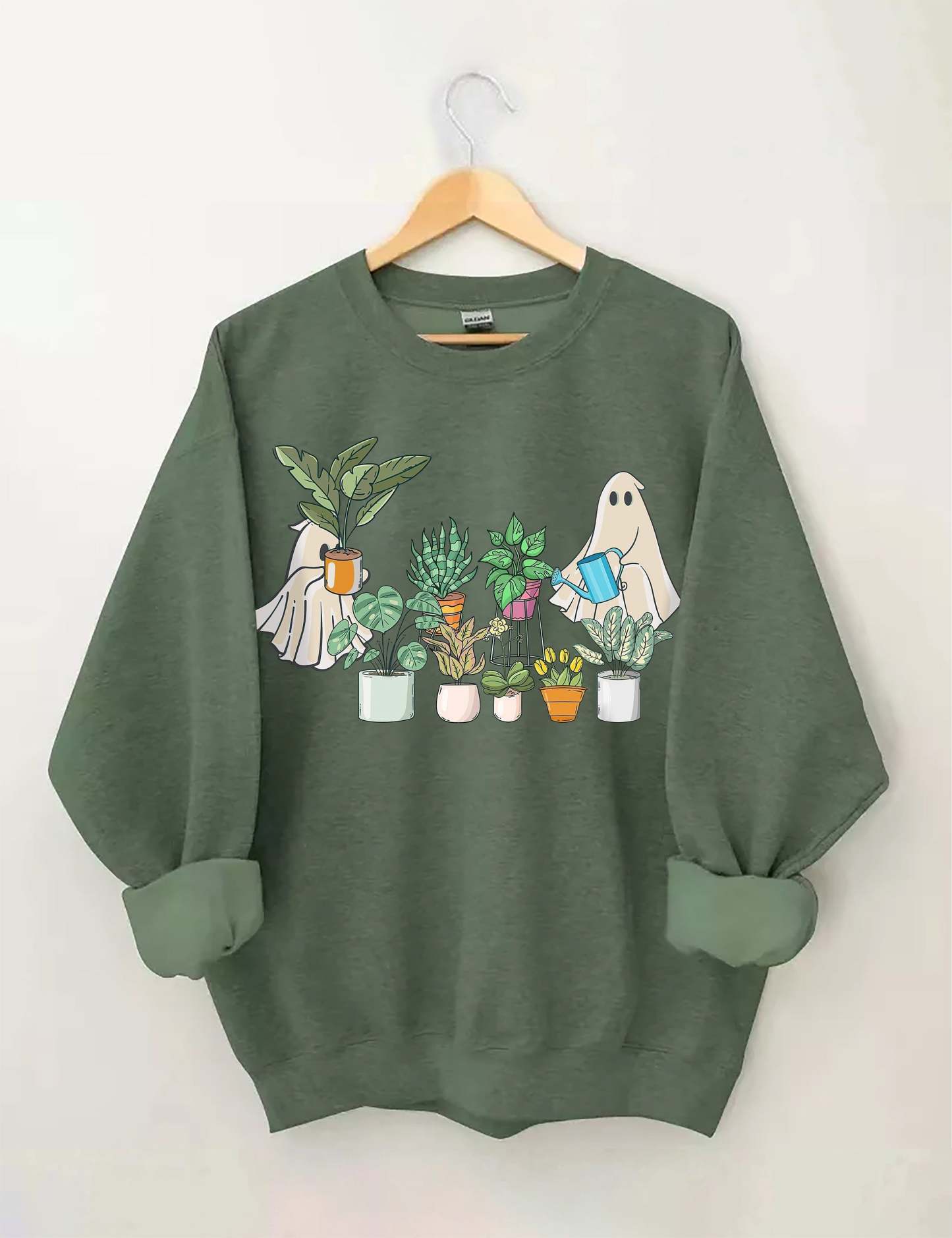 Ghost Plant Lady Sweatshirt-carlalin
