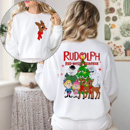 Christmas Reindeer Sweatshirt-carlalin