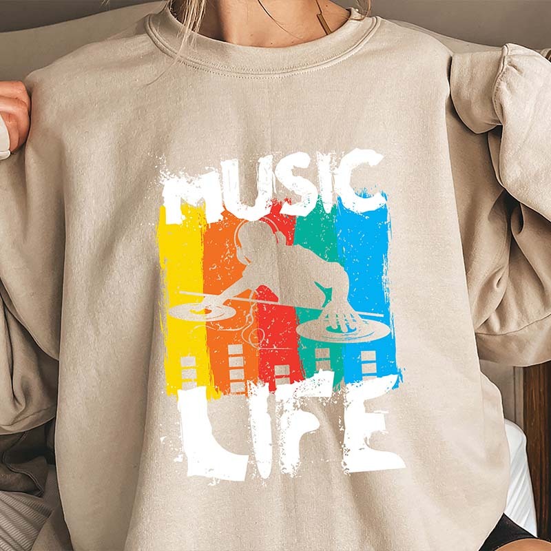 Music Life Of Music Lover  Sweatshirt