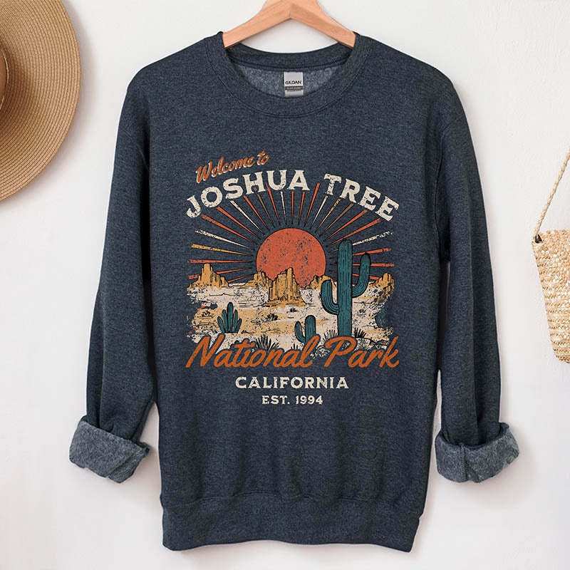 Joshua  National Park Hiking Sweatshirt-carlalin