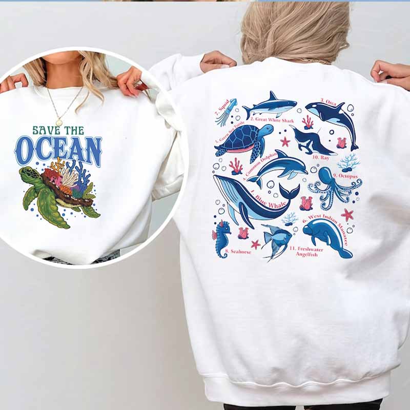 Save The Ocean Sweatshirt-carlalin