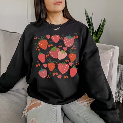Strawberry Farmers Market Sweatshirt-carlalin