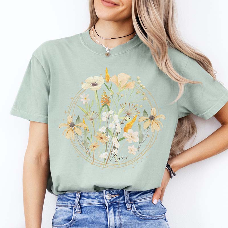 Wildflowers Comfort Colors Gift T-Shirt-carlalin