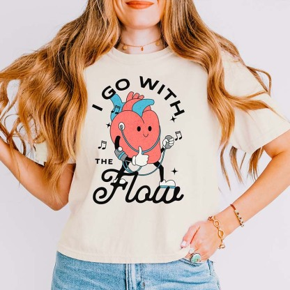 I Go With The Cardiac Nurse  T-Shirt