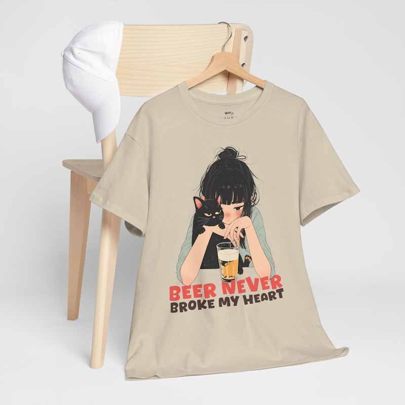 Girl With  Beer  T-Shirt-carlalin