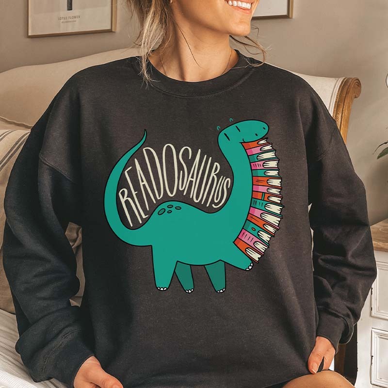 Dinosaur Reading Sweatshirt