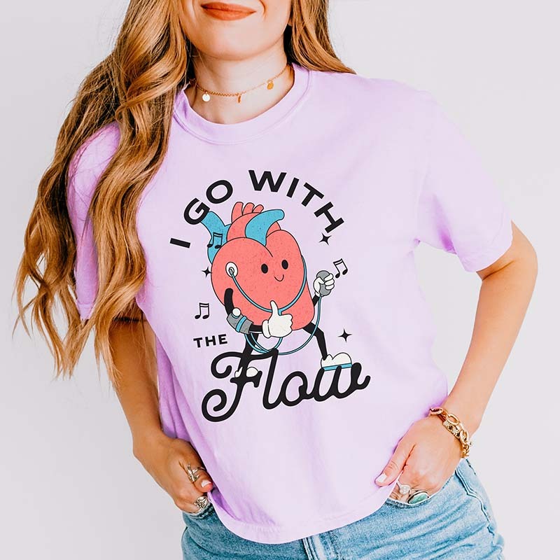 I Go With The Cardiac Nurse  T-Shirt