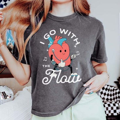 I Go With The Cardiac Nurse  T-Shirt