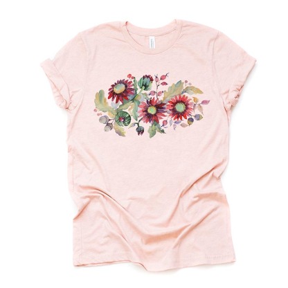 Beautiful Red Sunflowers T-Shirt-carlalin