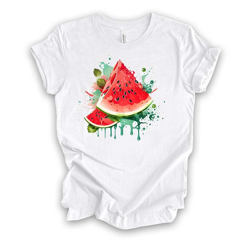 Summer Watermelon Slices T-Shirt-carlalin
