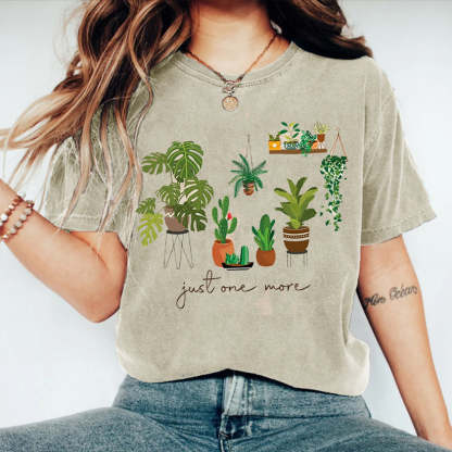 Just One More Plant T-Shirt-carlalin