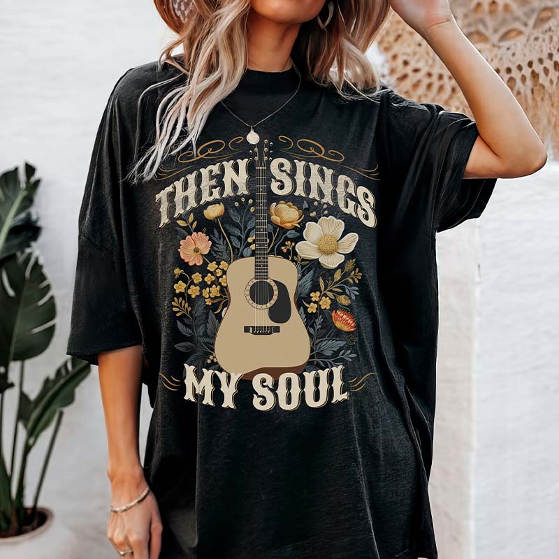 Religous Gift Then Sings My Soul T-Shirt-carlalin